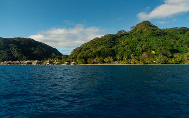 Fototapeta premium Huahine's lagoon, French Polynesia