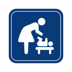 toilet wc icon. Mother and baby wc icon. Bathroom for mothers with baby and handicap. Collection of restroom signs. Toilet for male, female, parents with child