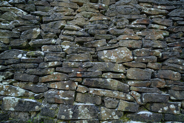 stone wall background, Snake Path