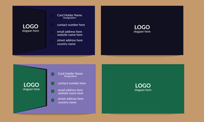 card design and simple business card