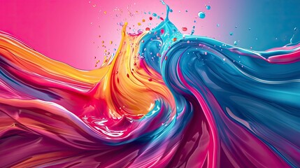 colorful Wallpaper, Realistic, HD - generative ai