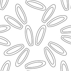 easter hare ears colored hunting pattern textile