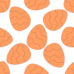 easter egg pattern hunting spring pattern textile