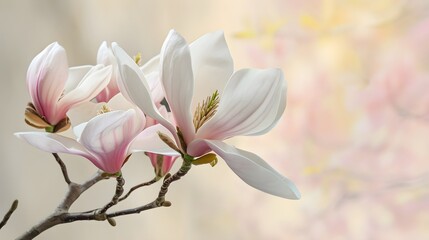 Magnolia with Branch Close Up