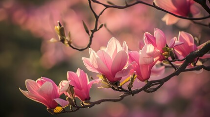 Magnolia with Branch Close Up