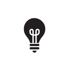 Light bulb icon - obrazy, fototapety, plakaty