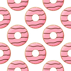 donut color day chocolate cream food pattern