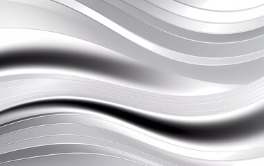Modern hipster futuristic graphic abstract background. Silver background with stripes. generative ai