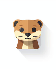 Fototapeta premium weasel icon
