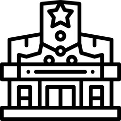 movie theater line icon
