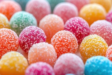 Fototapeta na wymiar Colorful sugar pearls close-up.