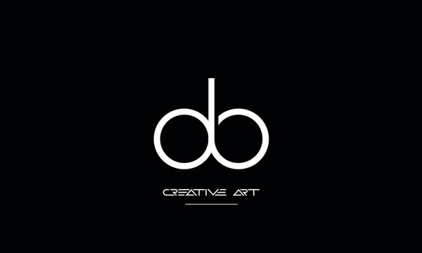 DO, OD, D, O abstract letters logo monogram