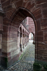 Fototapeta premium Basel Minster exterior of the apse, Switzerland