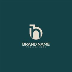 Monogram professional unique letter BN NB logo design template. Initials Business logo. - obrazy, fototapety, plakaty