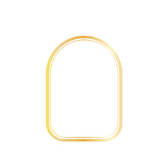 Obraz premium Gold line frame Element 