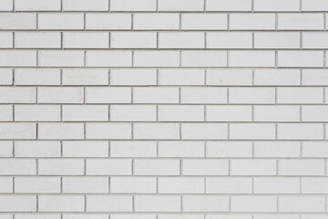 White brick wall.