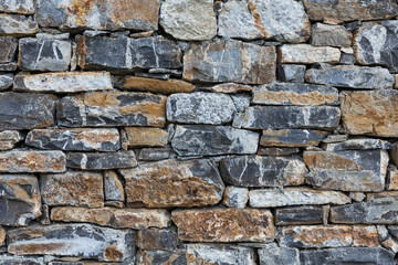 wall of stones as a texture
