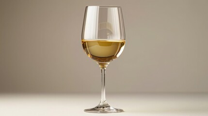Fototapeta premium glass of white wine
