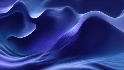 Blue and Purple 3D waves abstract Background