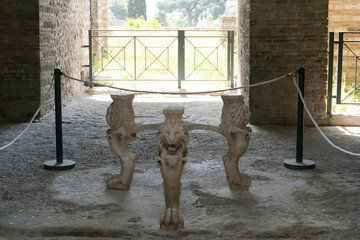Ruins of Pompei, an ancient city buried by the 79 AD eruption of Mount Vesuvius.