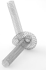 Stents, Metallgitter, Gefässstütze