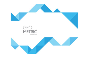 クールな幾何学背景　ベクター素材