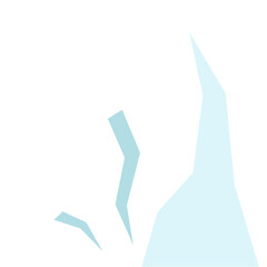 Floating Iceberg vektor 