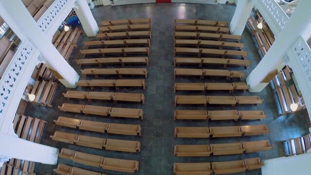 Main hall of Evangelical Lutheran Cathedral of Sts. Peter and Paul
