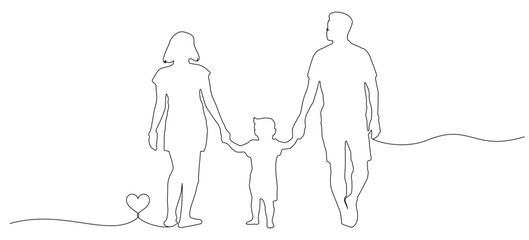 illustration of a family