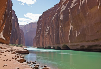 Ennedi Plateau's Guelta d'Archei in North-East Chad