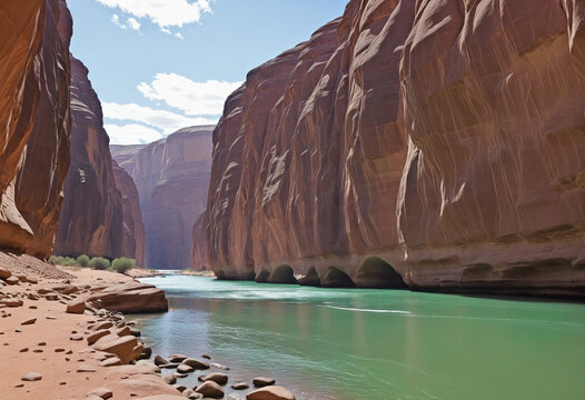 Ennedi Plateau's Guelta d'Archei in North-East Chad