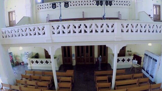 Second level with organ in Evangelical Lutheran Cathedral 