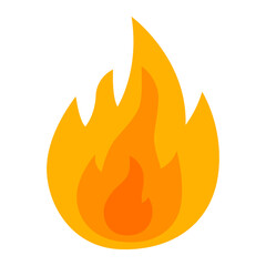 Fire flame icon.