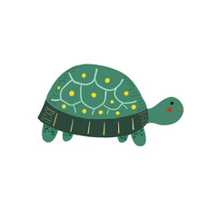 Cute turtle animal illustration transparant backgound png