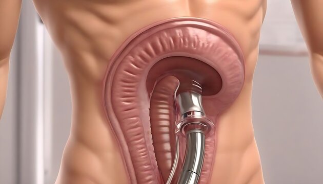 Upper gastrointestinal endoscopy medical animation