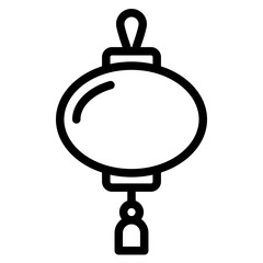 Chinese Latern Vector Graphic Icon for Chinese New Year