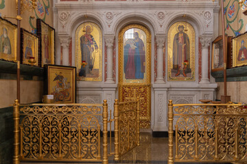 Military Cathedral of the Holy Prince Alexander Nevsky. Krasnodar, Russia, 11.01.2024