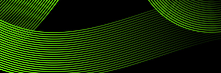 abstract elegant background with green glowing lines