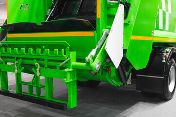 Garbage Truck, automobile garbage truck ,  cleaning ecology concept background