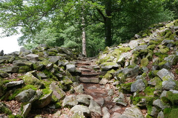 Steintreppe am Hunnenring Otzenhausen