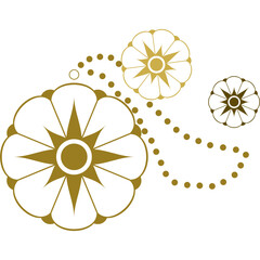 beautiful floral accessories images in vector