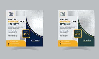 Business Social Media Post Design, Social media post design. Digital marketing Post design, unique social media post design, Eye catching design, Modern design. Social media post Design template	
