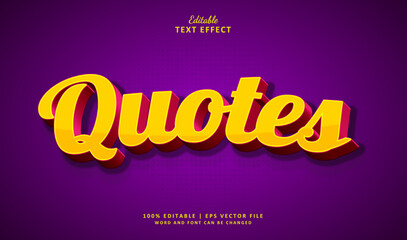 Fototapeta premium Quote Editable Text Effect Style 3d Vintage