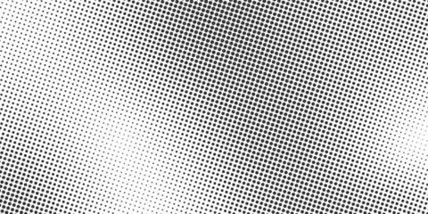 Fotobehang Halftone background vector design horizontal dotted in black color © Avni Design