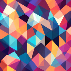 Obraz premium abstract geometric pattern generative AI