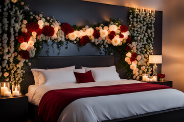 Romantic Minimalist Bedroom for Valentine's Style