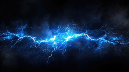 lightning in the night sky 	 - Powered by Adobe
