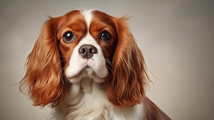 Portrait of Cavalier King Charles