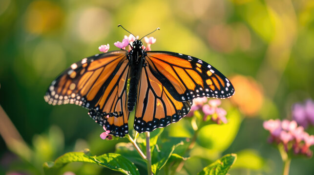 Close up of a Monarch Butterfly