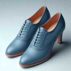 pair of blue shoes